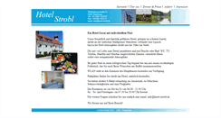 Desktop Screenshot of hotel-strobl.de