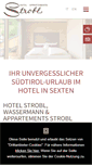 Mobile Screenshot of hotel-strobl.com
